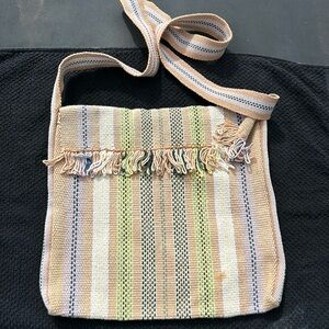 Multicolored crossbody bag